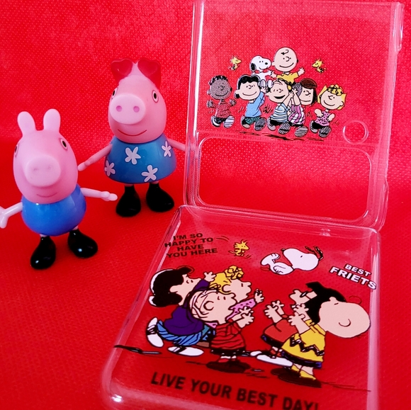 Samsung Galaxy Z Flip3 5G Clear case with Catoon Print F - Picture 3 of 10